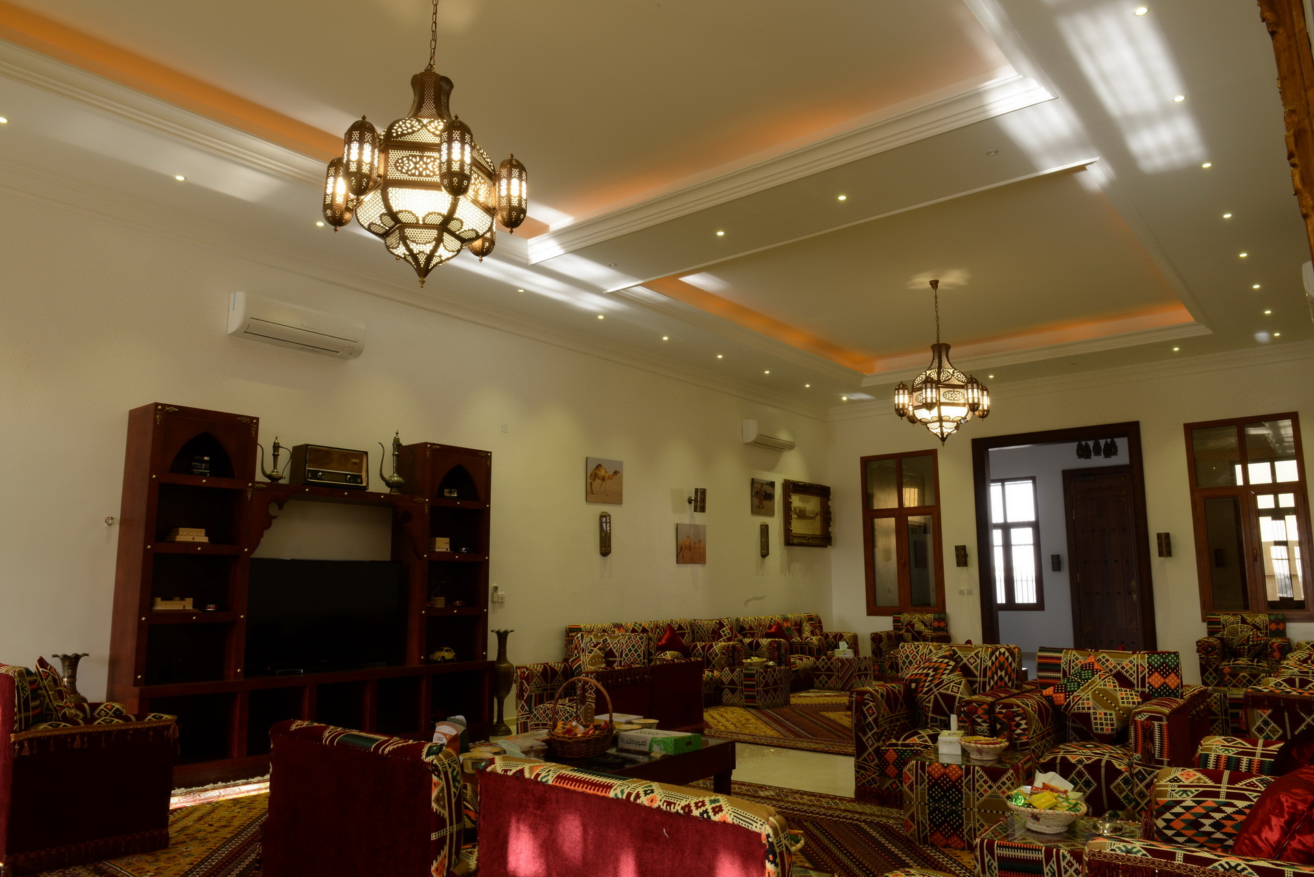 Supply of lighting works and supply of furniture and interior decoration work